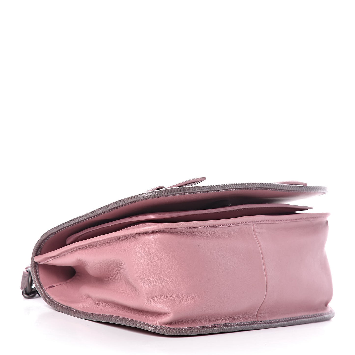 Nappa Lizard Intrecciato Flap Crossbody Bag Watteau