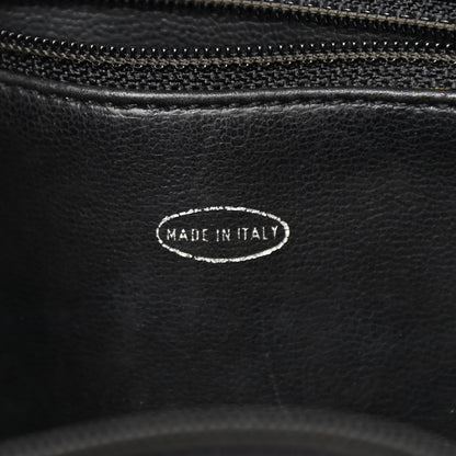 Chanel Lambskin Quilted Shopping Tote Black 12 of 18