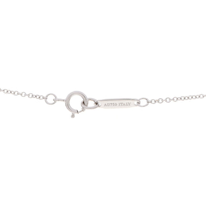 Tiffany 18K White Gold Diamond Small Atlas Open Pave Pendant Necklace 4 of 6