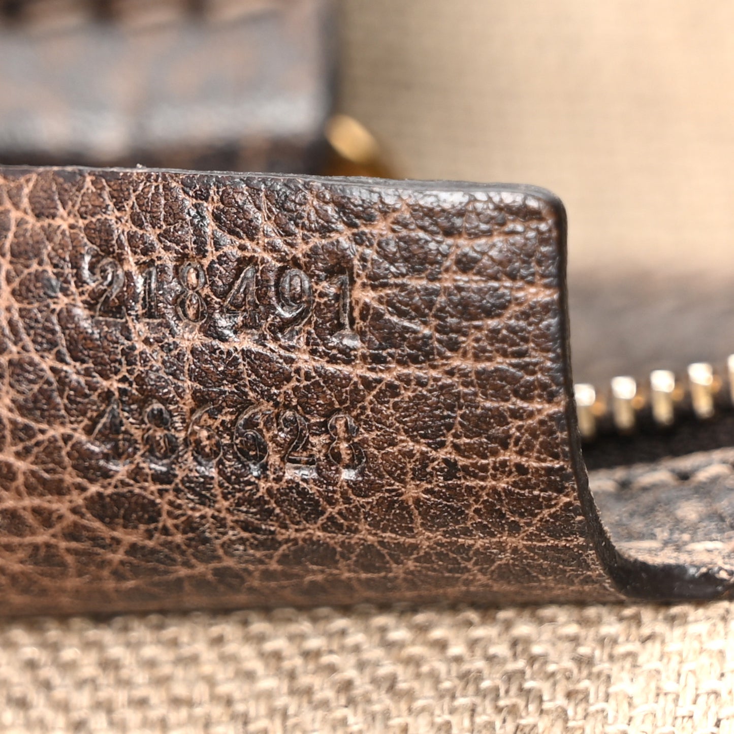 Monogram Large New Jackie Shoulder Bag Dark Brown