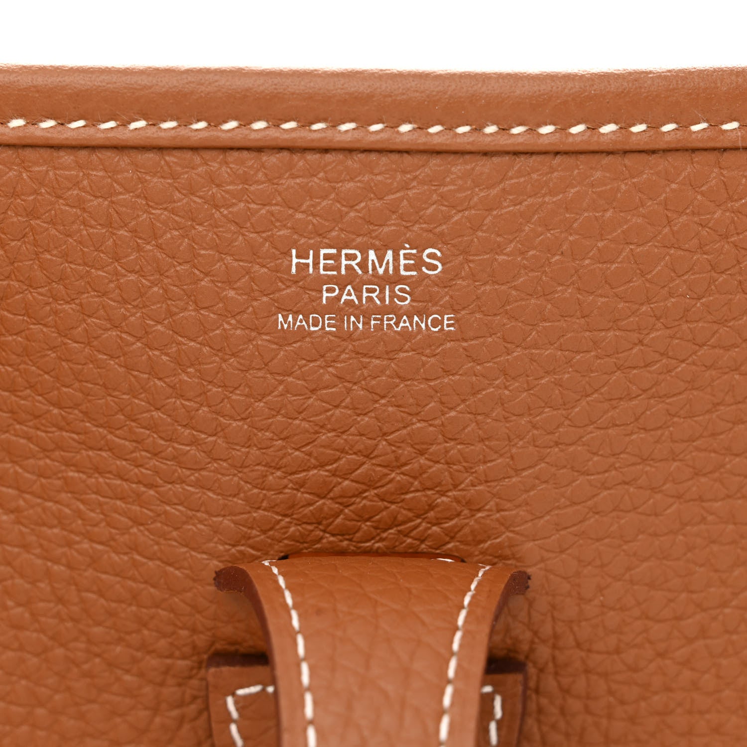 Hermes Taurillon Clemence Evelyne III PM Gold 6 of 11