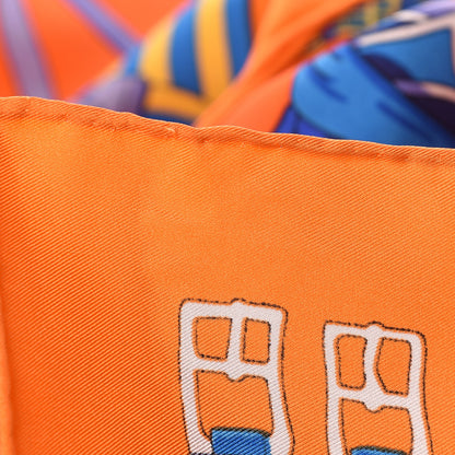 Hermes Silk Ronds De Marche Scarf 90 8 of 10