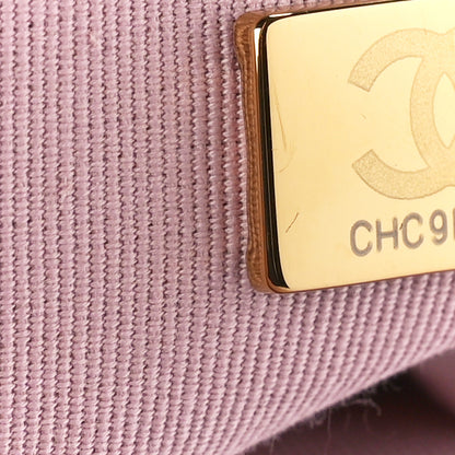 Chanel Lambskin Quilted Small Chain Top Handle Flap Rose Clair 8 of 11