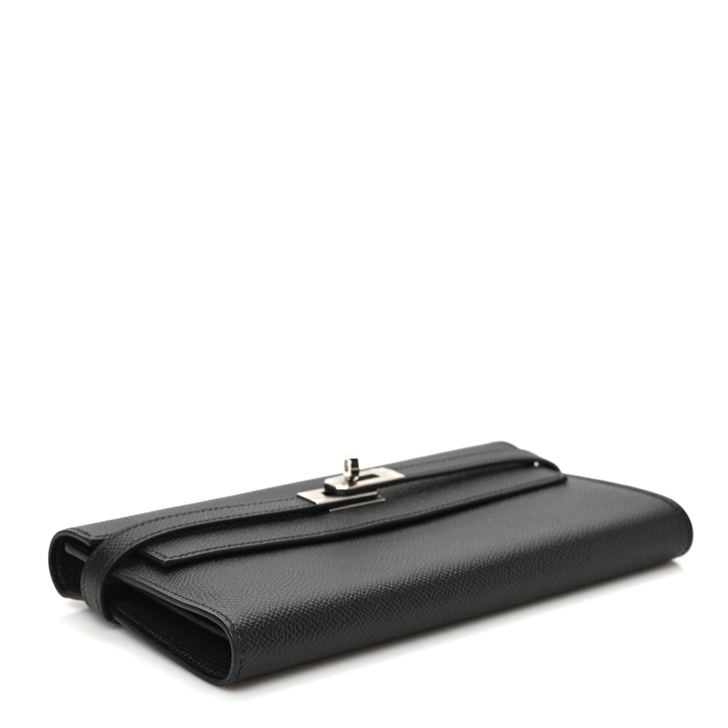 Hermes Epsom Kelly Longue Wallet Black 4 of 6