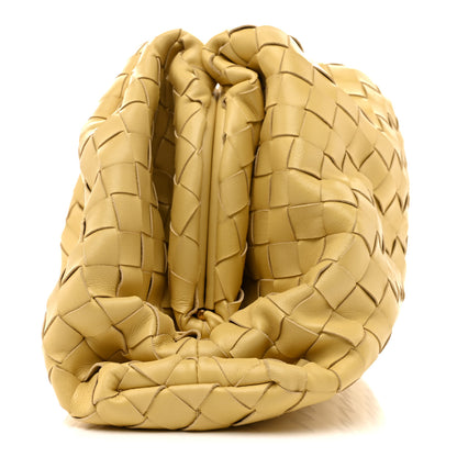Bottega Veneta Nappa Maxi Intrecciato The Pouch Oversized Clutch Lemonade 10 of 10