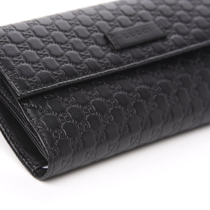 Gucci Microguccissima Continental Flap Wallet Black 7 of 9