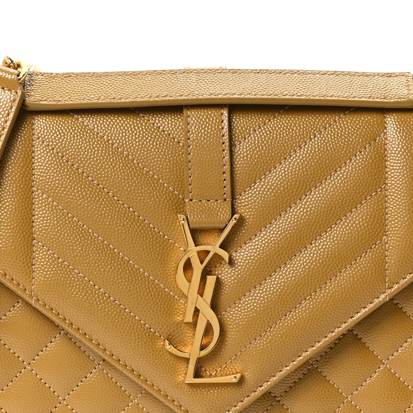 Grain De Poudre Textured Mixed Matelasse Triquilt Medium Monogram Satchel Old Oil