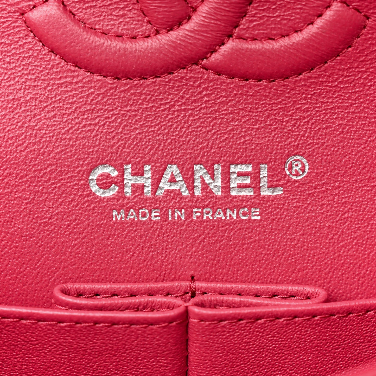 Caviar Quilted Small Double Flap Dark Pink