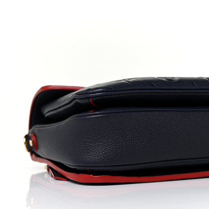 Louis Vuitton Empreinte Pochette Metis Marine Rouge 7 of 9