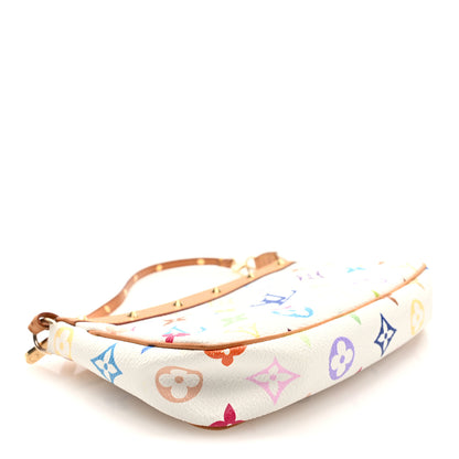 Louis Vuitton Monogram Multicolor Pochette Accessories White 4 of 9