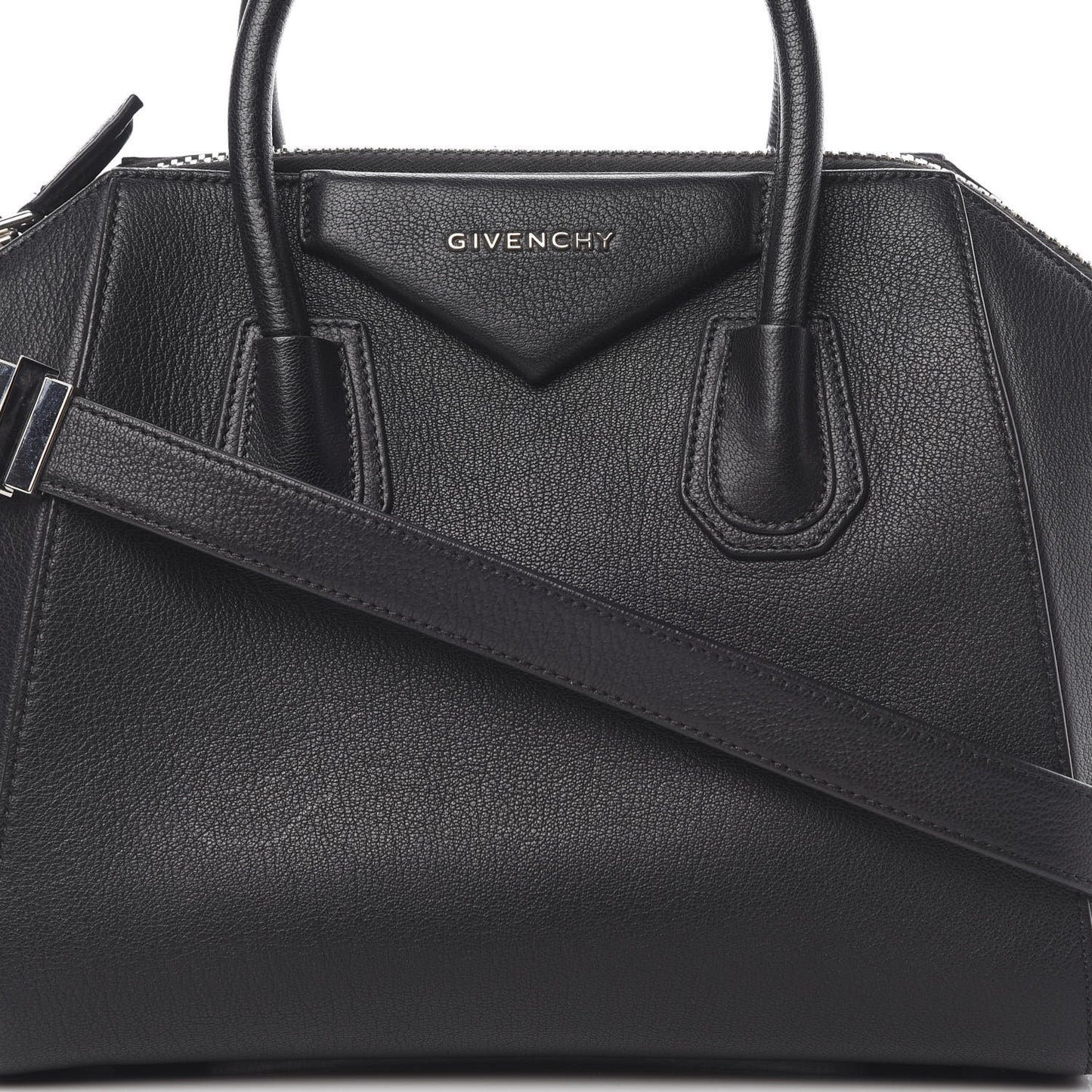 Sugar Goatskin Small Antigona Black