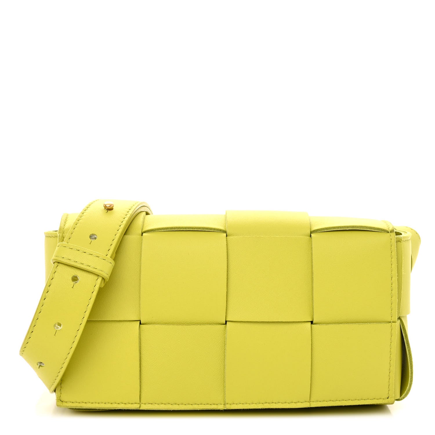 Bottega Veneta Nappa Maxi Intreccio The Belt Cassette Bag Kiwi 1 of 9