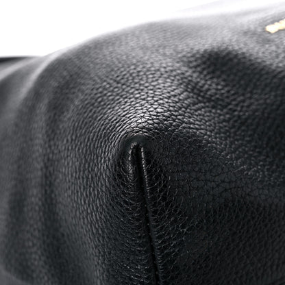 Burberry London Grainy Calfskin Medium Cale Hobo Black 9 of 27