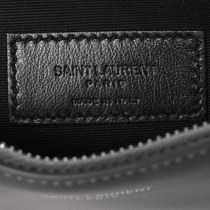 Saint Laurent Smooth Calfskin Zip Pouch Black 6 of 8