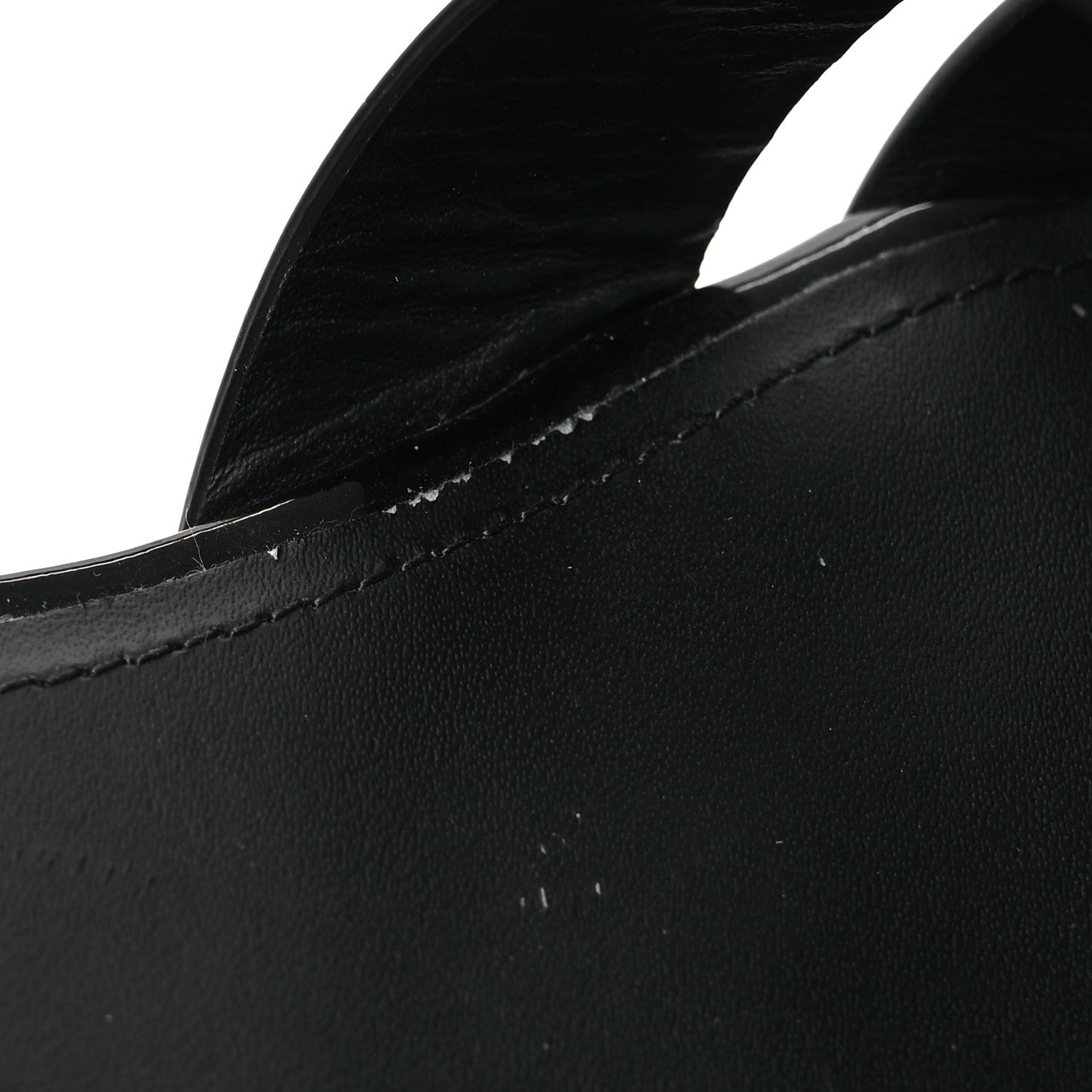 Saint Laurent Vitello Vernice Nu Pied 05 Sandal 36 Black 11 of 13