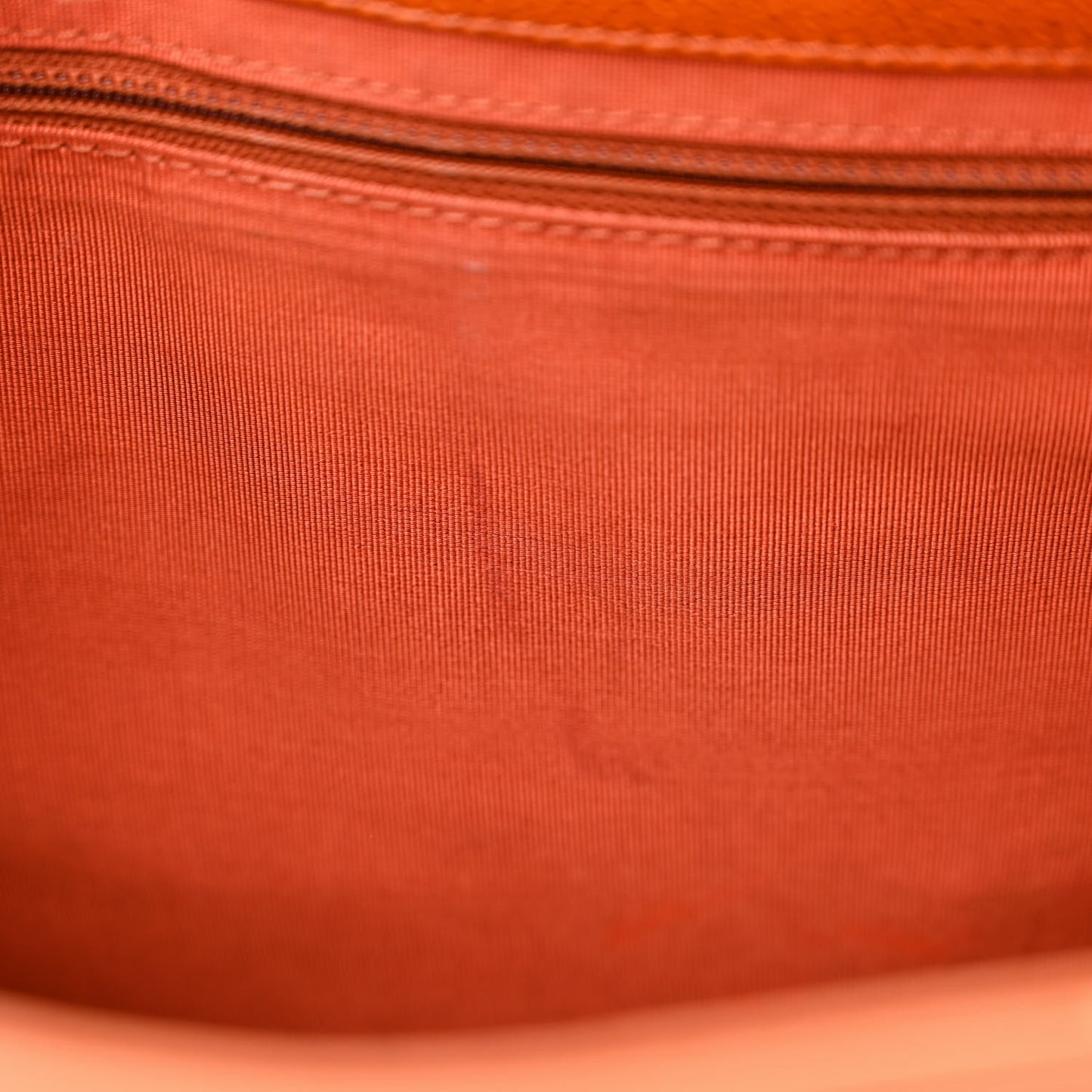 Caviar Logo Shoulder Bag Orange