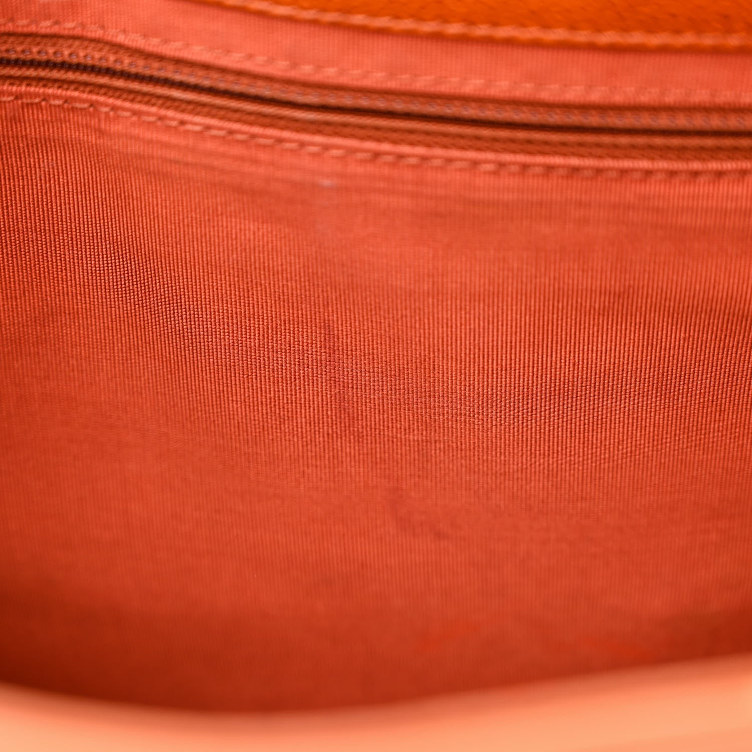 Chanel Caviar Logo Shoulder Bag Orange 8 of 11