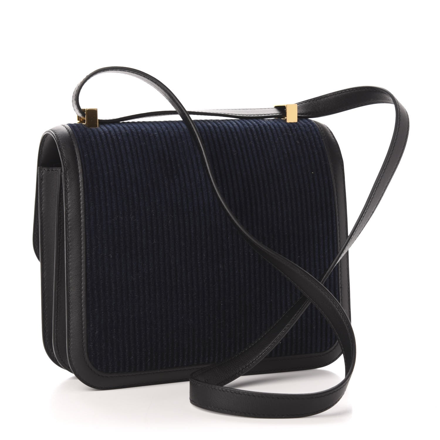 Hermes Velours Cotele Swift Constance 24 Black 3 of 21