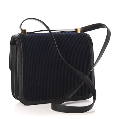 Hermes Velours Cotele Swift Constance 24 Black 3 of 21