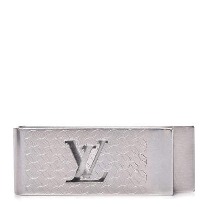 Louis Vuitton Metal Champs Elysees Money Clip Silver 1 of 3