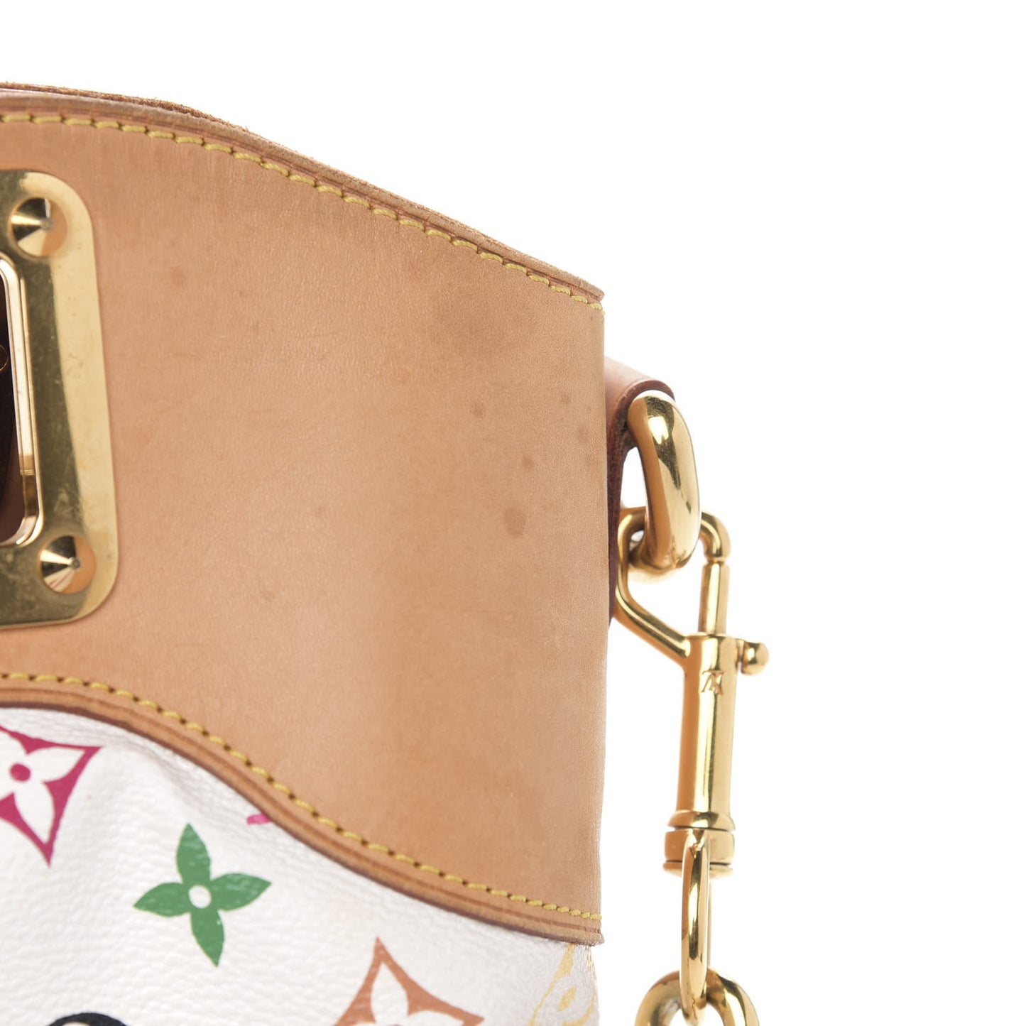 Monogram Multicolor Judy GM White
