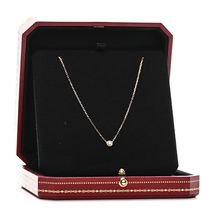 Cartier 18K Pink Gold Diamond SM D'Amour Pendant Necklace 5 of 5