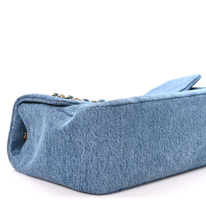 Chanel Denim Small Souplissimo Maxi Flap Blue 9 of 11