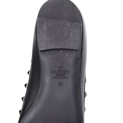Valentino Garavani Nappa Rockstud Ballerina Flats 39 Black 8 of 10