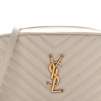 Saint Laurent Calfskin Matelasse Monogram Lou Camera Bag Crema Soft 8 of 10