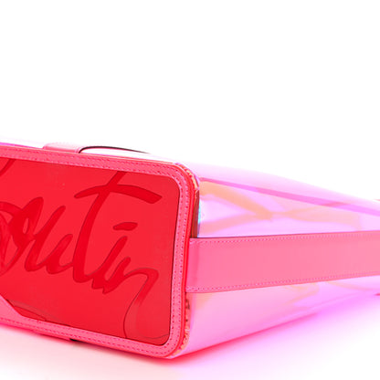 Christian Louboutin PVC Spikes East West Cabata Tote Pink 11 of 12