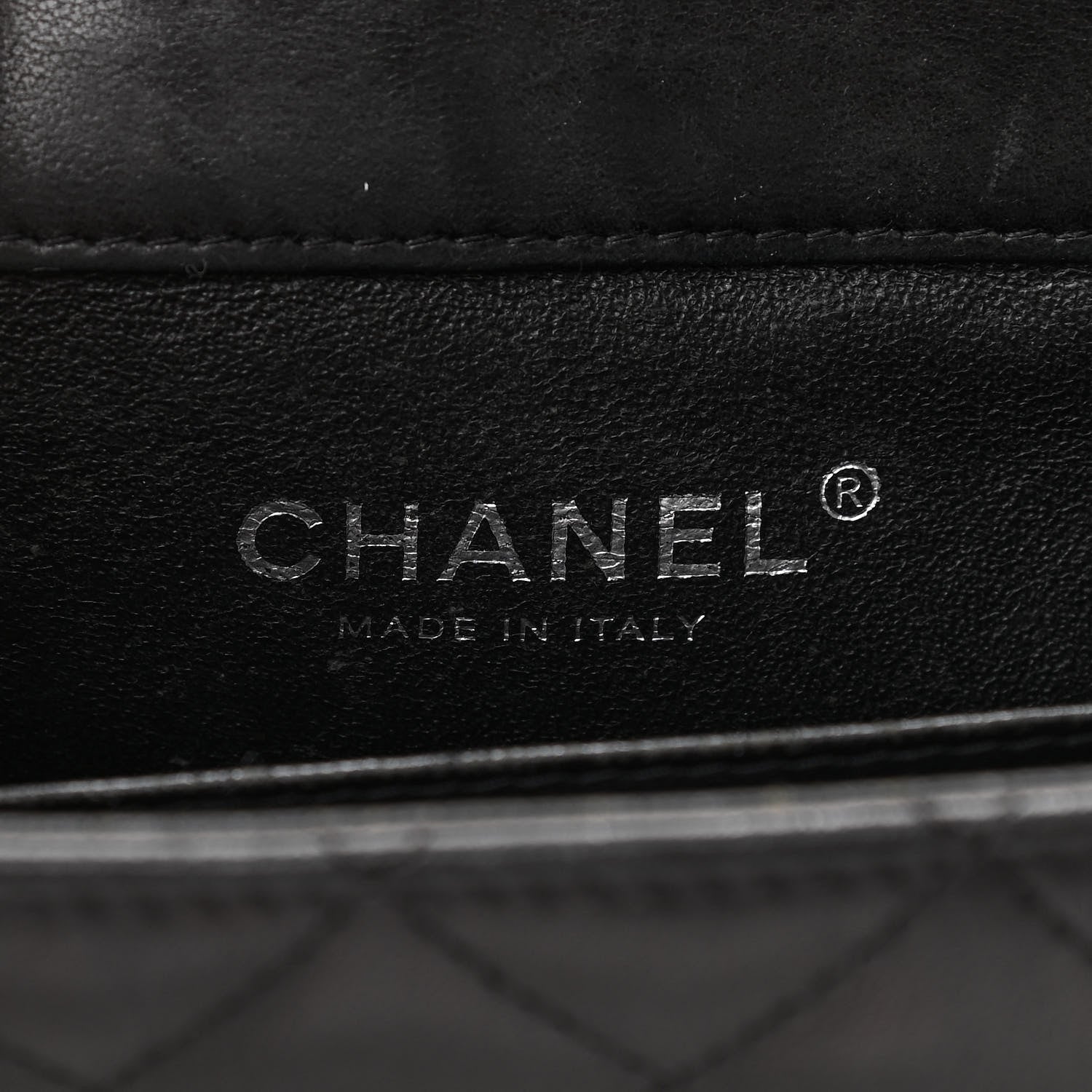 Chanel Lambskin Quilted Extra Mini Rectangular Flap Black 8 of 10