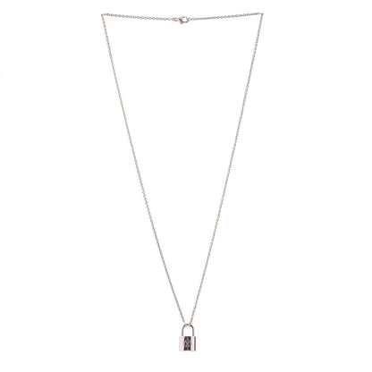 Louis Vuitton Sterling Silver Lockit Necklace 3 of 6