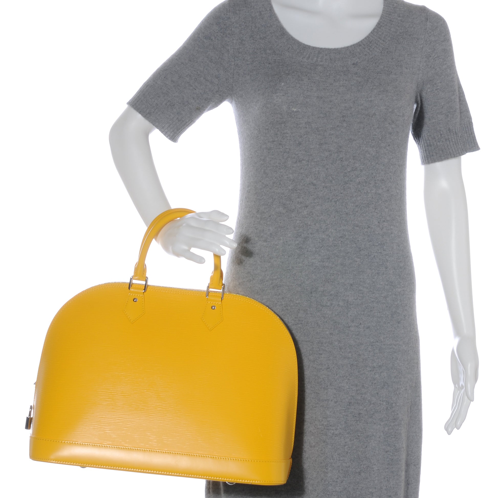 Louis Vuitton Epi Alma GM Citron 2 of 8