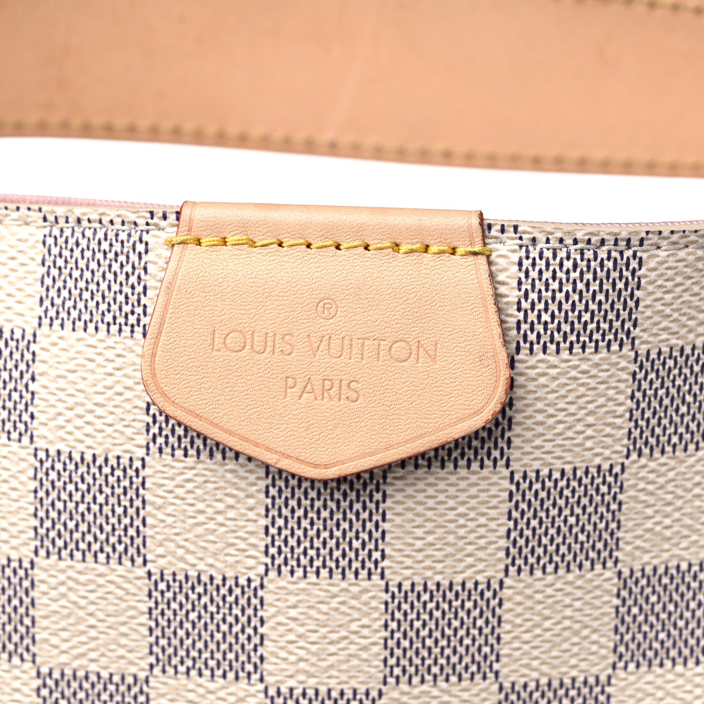 Damier Azur Graceful MM Rose Ballerine