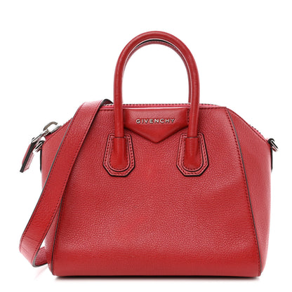 Givenchy Sugar Goatskin Mini Antigona Medium Red 1 of 10