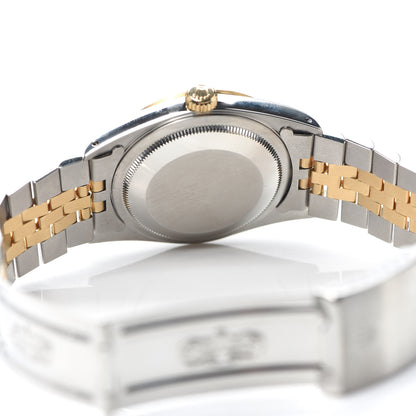 Rolex Stainless Steel 18K Yellow Gold Diamond 36mm Oyster Perpetual Datejust Watch Champagne 16233 5 of 5
