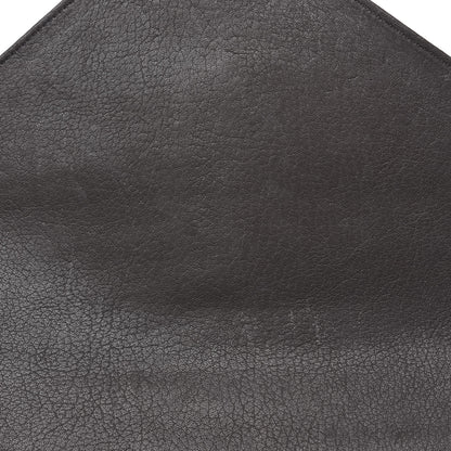 Saint Laurent Sheepskin Matelasse Chevron Monogram Large College Satchel Dark Anthracite 14 of 16