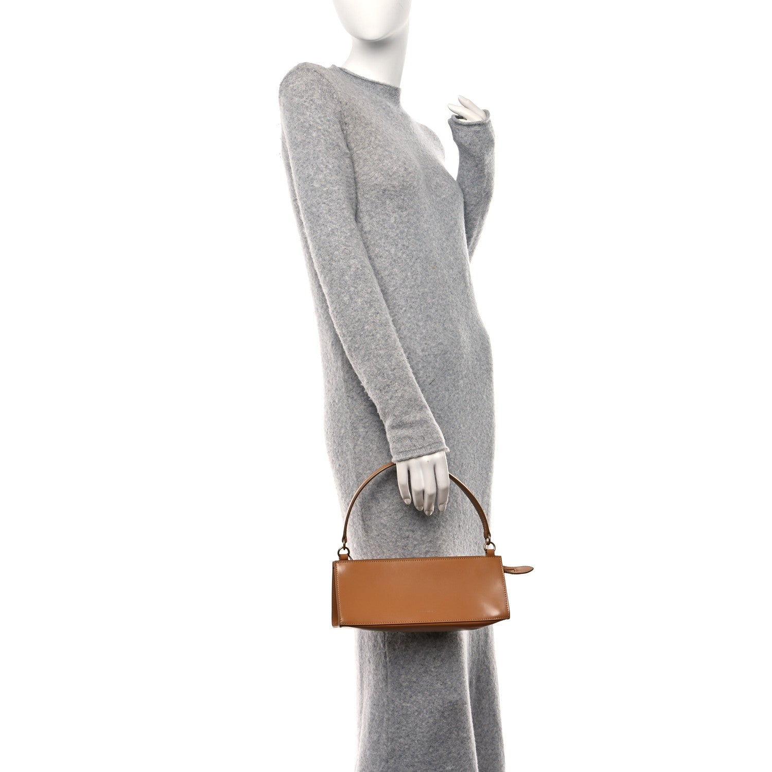 Mansur Gavriel Calfskin Pencil Shoulder Bag Caramel 2 of 9