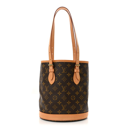 Louis Vuitton Monogram Petit Bucket 23 1 of 11