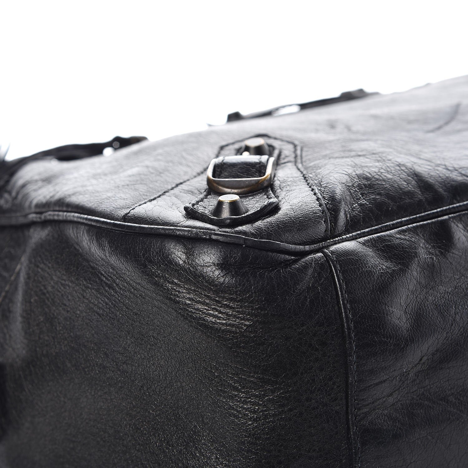 Balenciaga Agneau Classic Hardware Shoulder Bag Black 13 of 13
