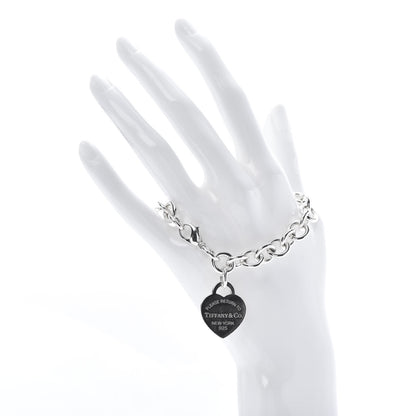 Tiffany Sterling Silver Return to Heart Tag Charm Bracelet 2 of 6