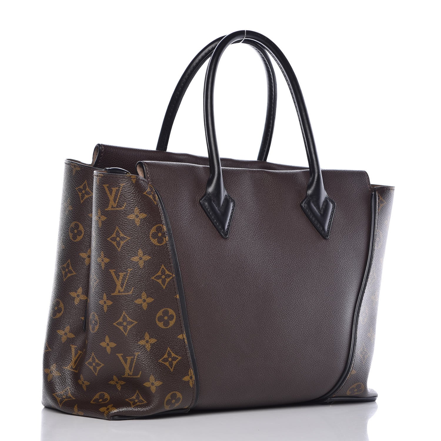 Louis Vuitton Veau Cachemire Monogram Tote W PM Chocolate 3 of 10