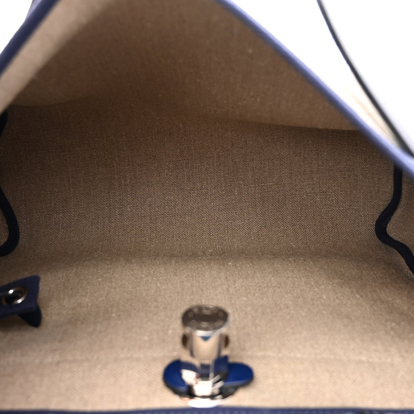 Military Toile Vache Hunter Herbag Zip Retourne 31 PM Bleu De France Ecru