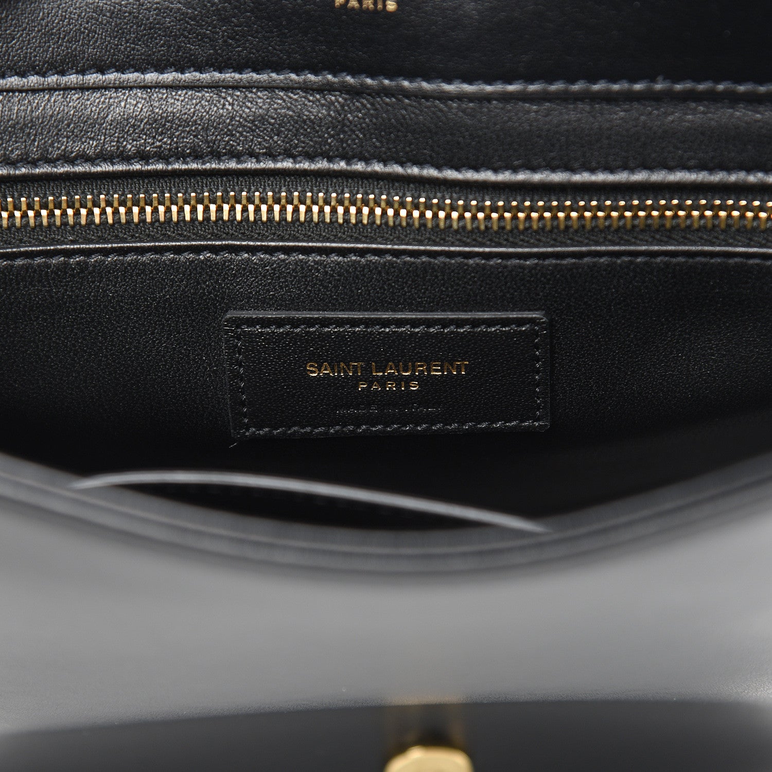 Saint Laurent Calfskin Quilted Y Joan Satchel Black 8 of 13