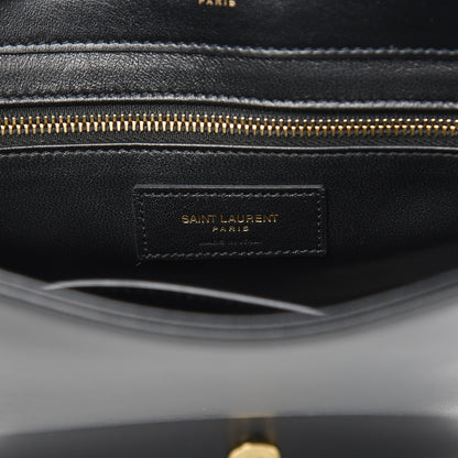 Saint Laurent Calfskin Quilted Y Joan Satchel Black 8 of 13