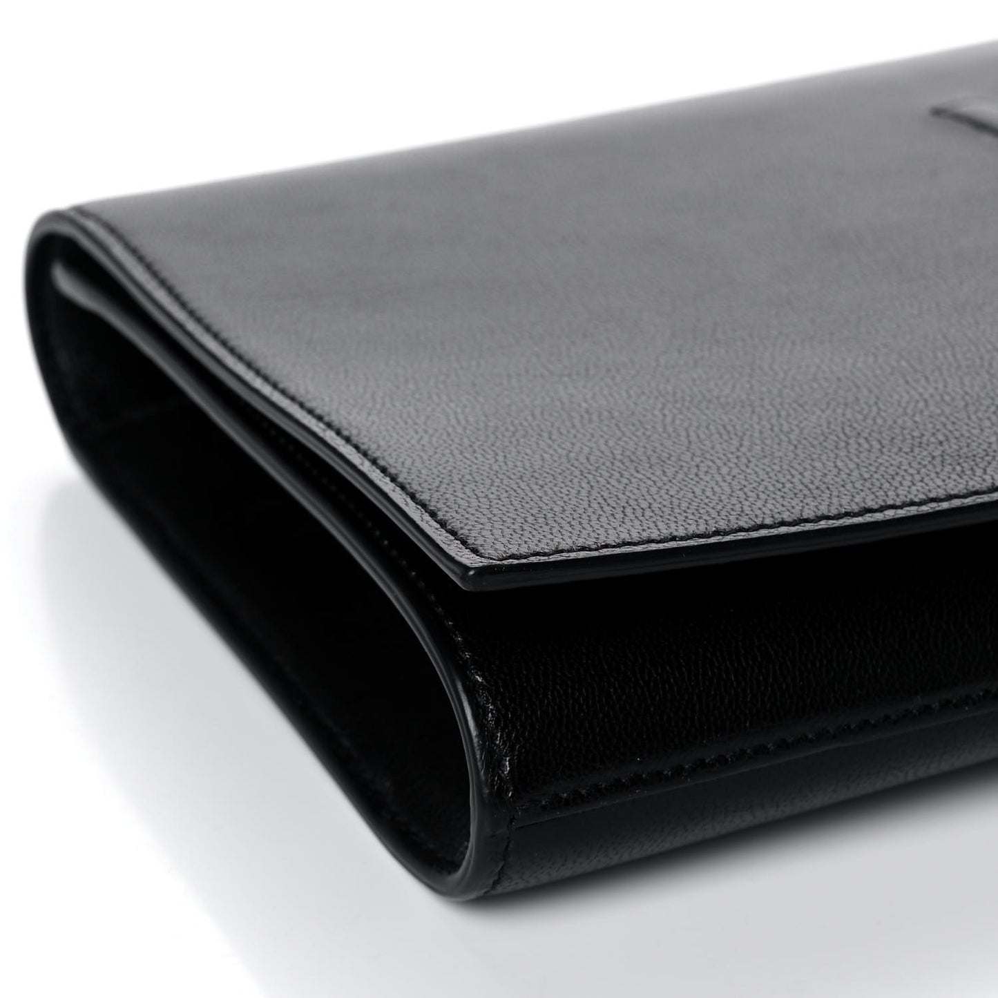 Calfskin Monogram Large Belle De Jour Clutch Black