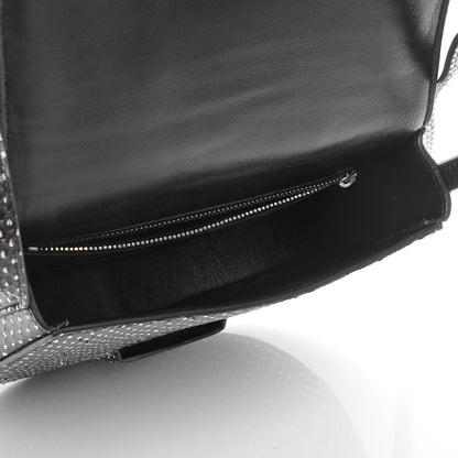 Celine Polka Dot Watersnake Small Trotteur Black White 5 of 7
