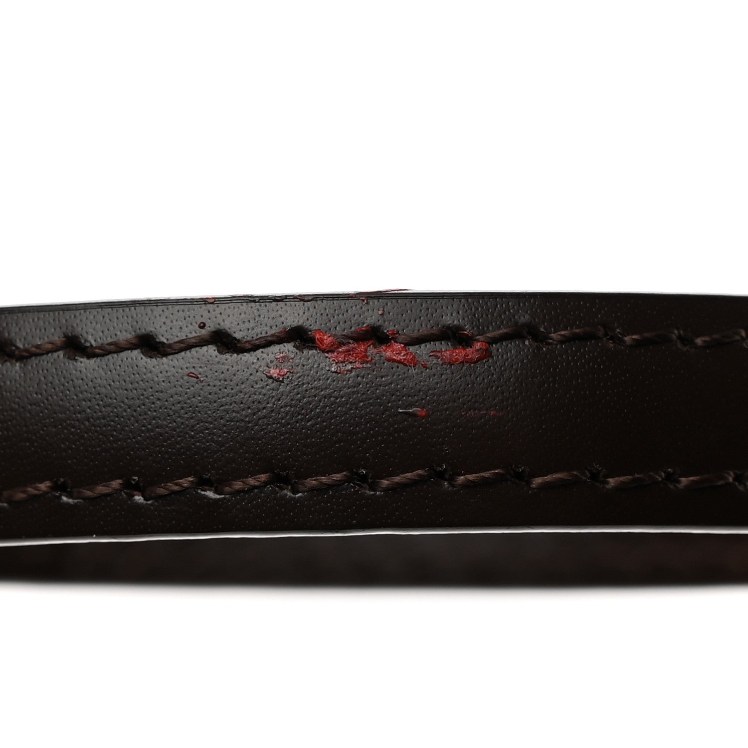 Louis Vuitton Calfskin 16mm Adjustable Shoulder Strap Brown 4 of 5