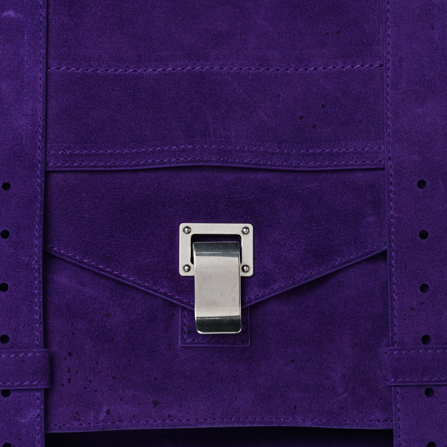 Proenza Schouler Suede Medium PS1 Satchel Amethyst 7 of 9