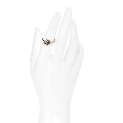 Suzanne Kalan 18K Rose Gold Brown Diamond Fireworks Cluster Ring 53 6.25 2 of 5